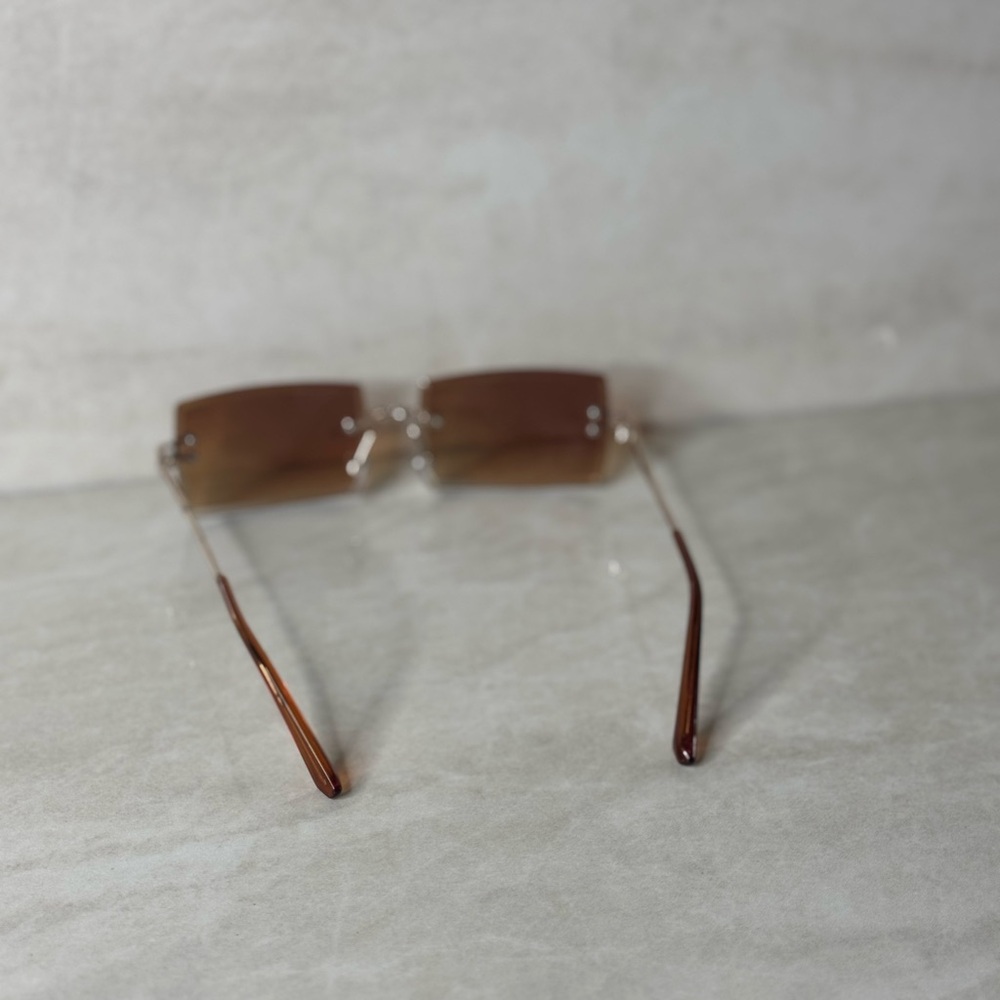 Bundle Deal. Brown Rectangular And Oval Sunglasses - image 3
